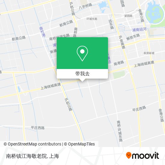 南桥镇江海敬老院地图