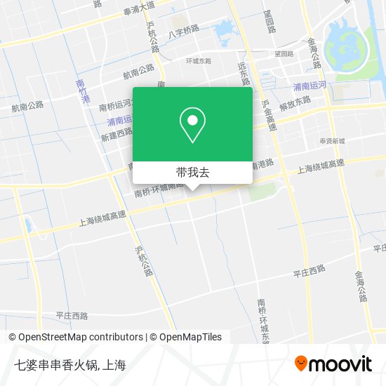 七婆串串香火锅地图