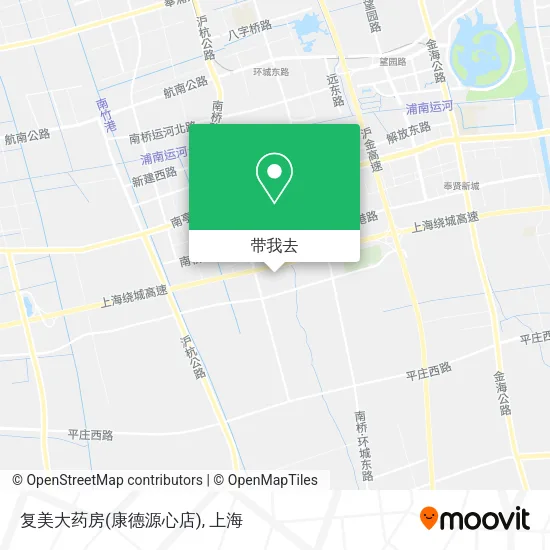 复美大药房(康德源心店)地图