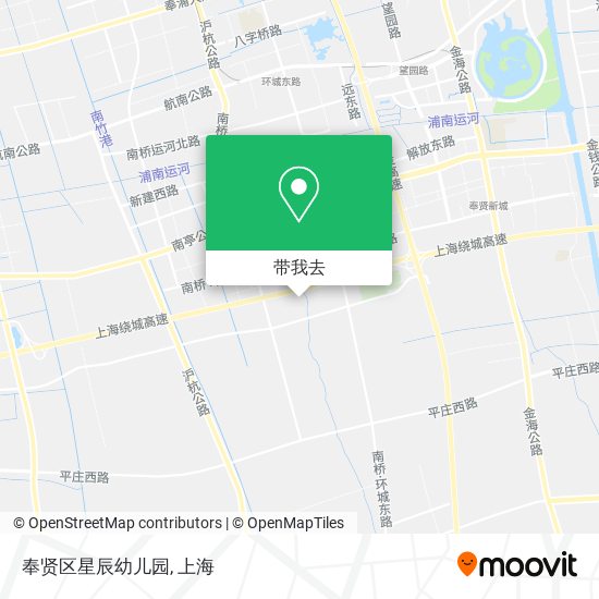奉贤区星辰幼儿园地图