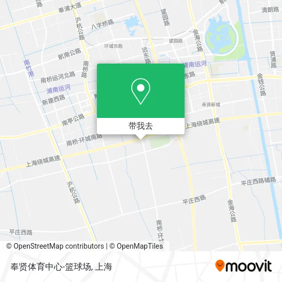 奉贤体育中心-篮球场地图