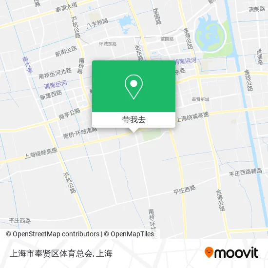 上海市奉贤区体育总会地图