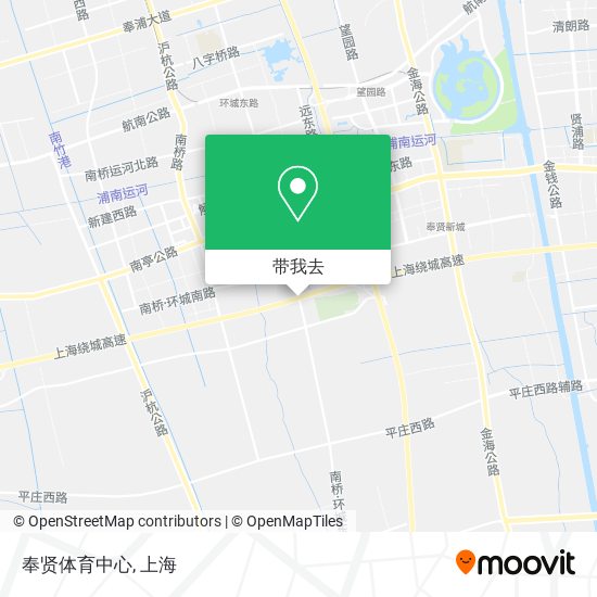 奉贤体育中心地图