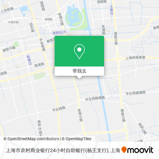 上海市农村商业银行24小时自助银行(杨王支行)地图