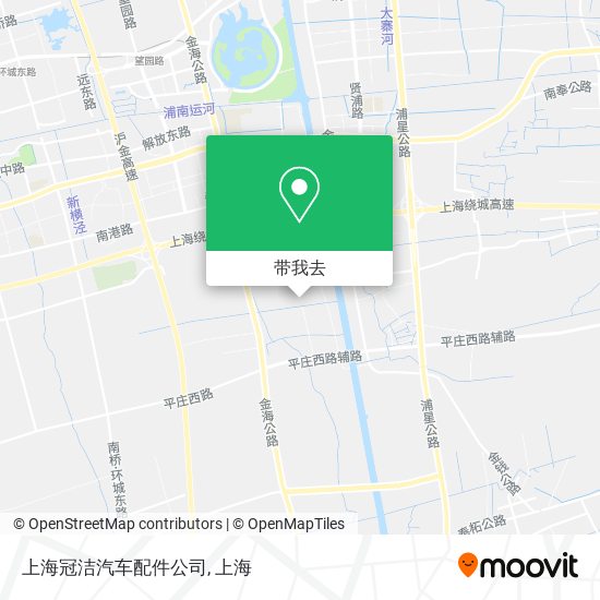 上海冠洁汽车配件公司地图