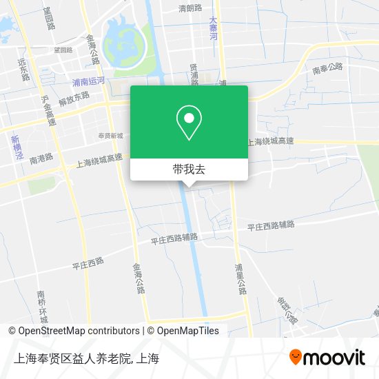 上海奉贤区益人养老院地图