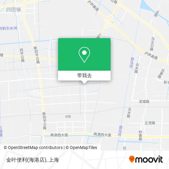 金叶便利(海港店)地图