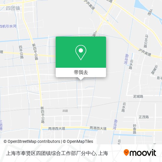 上海市奉贤区四团镇综合工作邵厂分中心地图