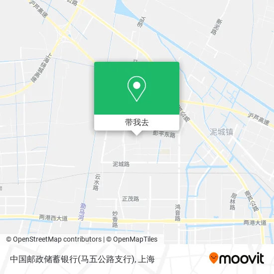 中国邮政储蓄银行(马五公路支行)地图
