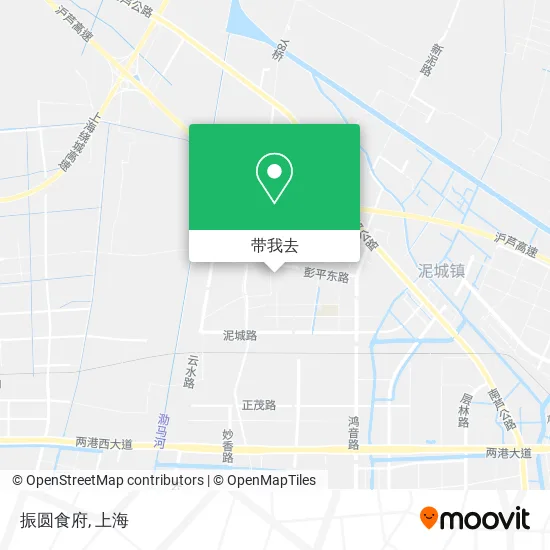 振圆食府地图