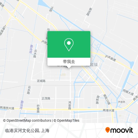 临港滨河文化公园地图