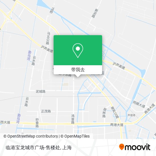 临港宝龙城市广场-售楼处地图