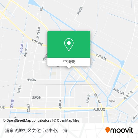 浦东·泥城社区文化活动中心地图