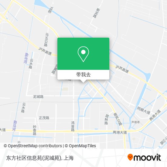 东方社区信息苑(泥城苑)地图