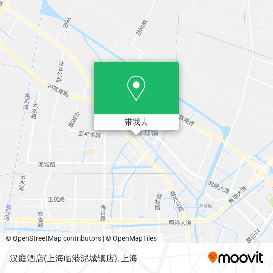 汉庭酒店(上海临港泥城镇店)地图