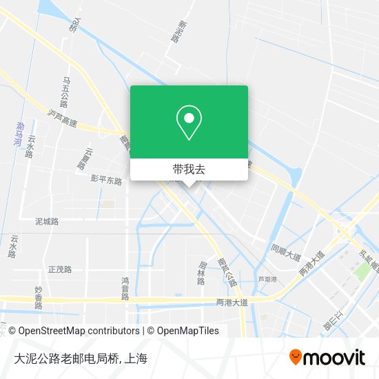 大泥公路老邮电局桥地图