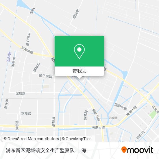 浦东新区泥城镇安全生产监察队地图