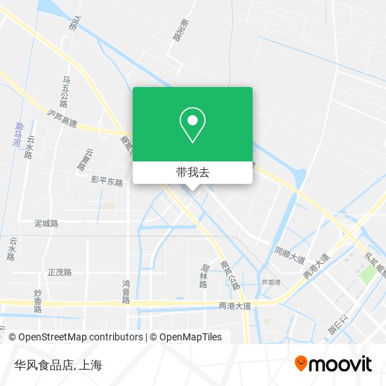 华风食品店地图