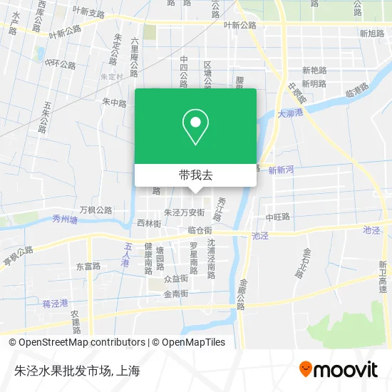 朱泾水果批发市场地图