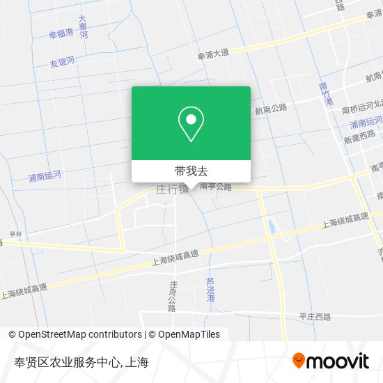 奉贤区农业服务中心地图