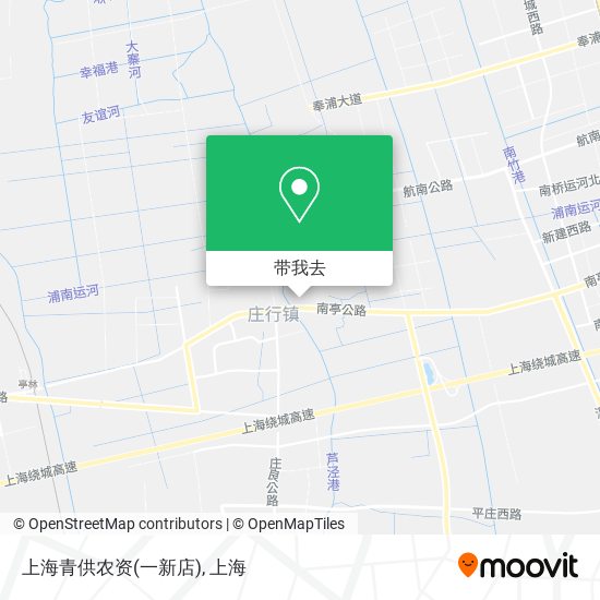 上海青供农资(一新店)地图