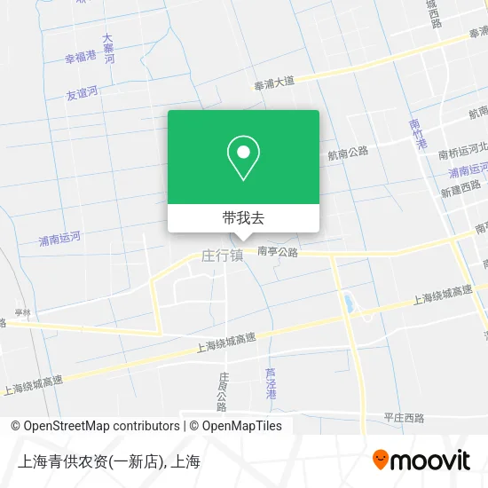 上海青供农资(一新店)地图