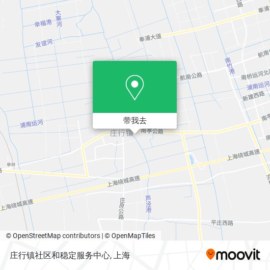 庄行镇社区和稳定服务中心地图