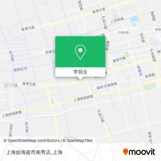 上海如海超市南秀店地图