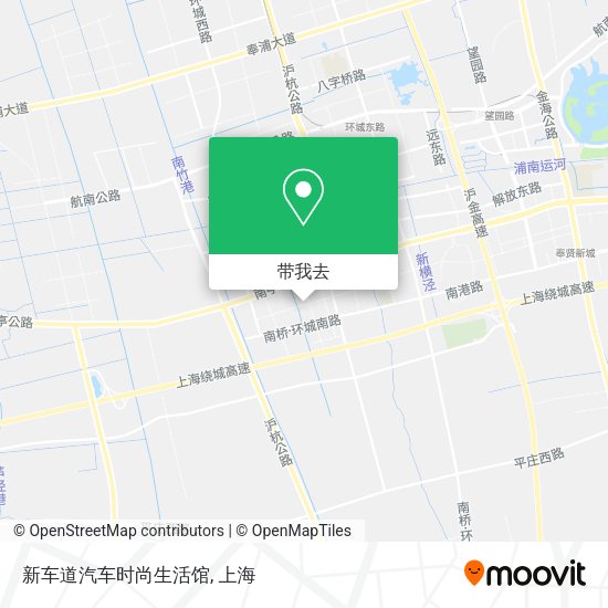 新车道汽车时尚生活馆地图