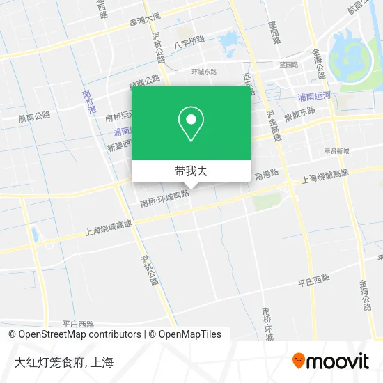 大红灯笼食府地图