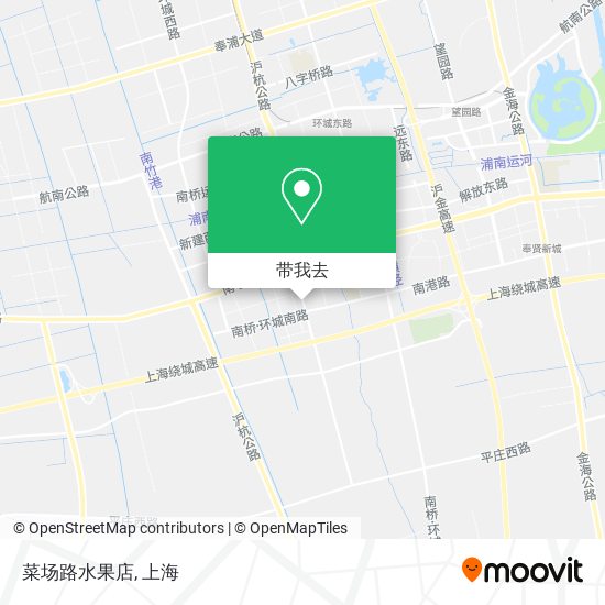 菜场路水果店地图