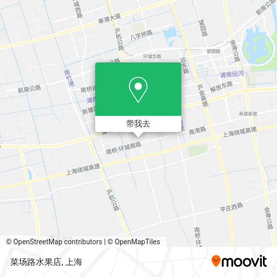 菜场路水果店地图