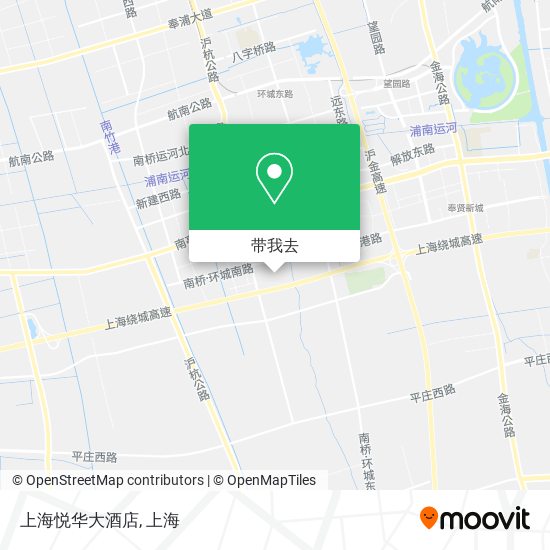 上海悦华大酒店地图