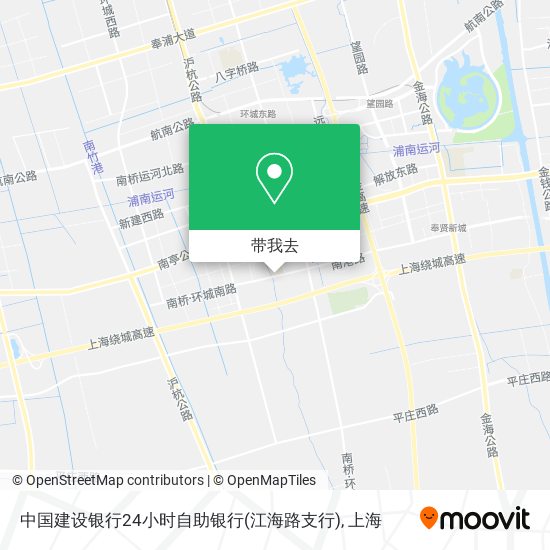 中国建设银行24小时自助银行(江海路支行)地图