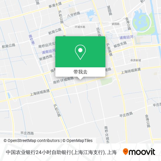 中国农业银行24小时自助银行(上海江海支行)地图