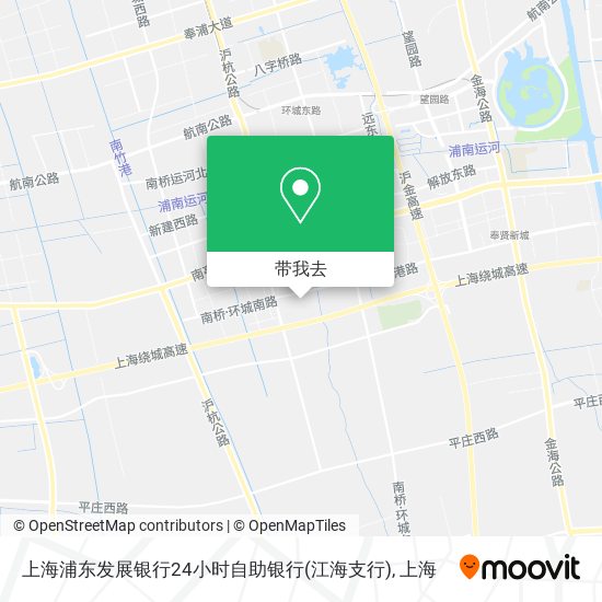 上海浦东发展银行24小时自助银行(江海支行)地图