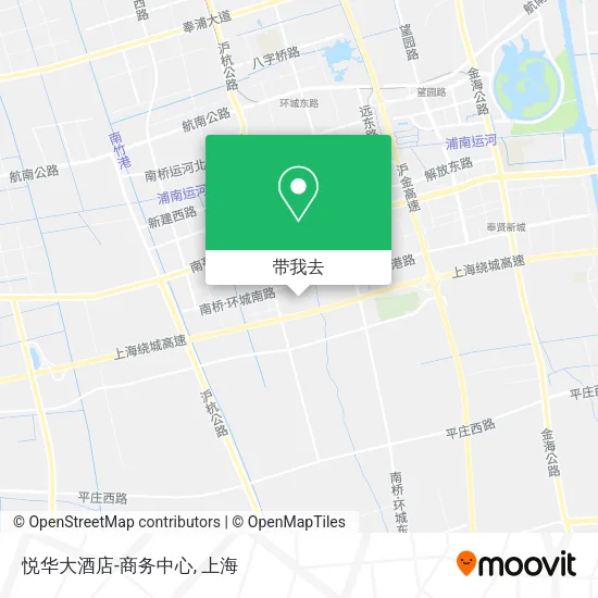 悦华大酒店-商务中心地图