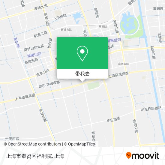 上海市奉贤区福利院地图
