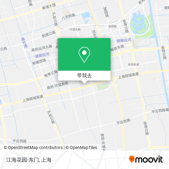 江海花园-东门地图