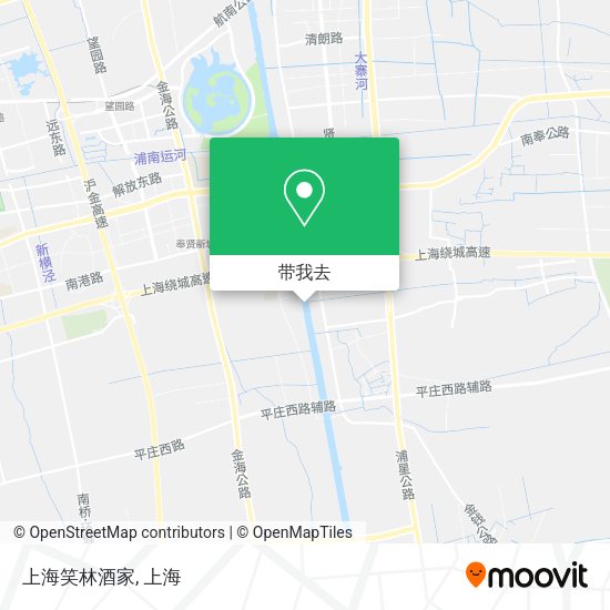 上海笑林酒家地图