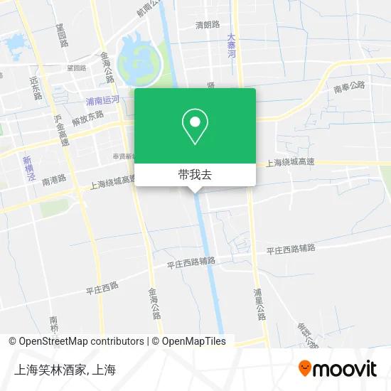 上海笑林酒家地图