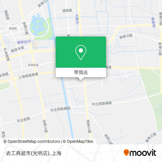农工商超市(光明店)地图