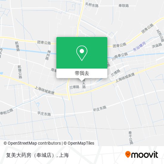 复美大药房（奉城店）地图