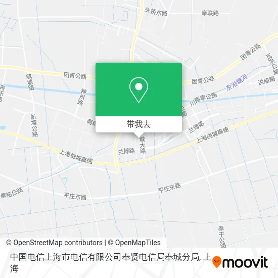 中国电信上海市电信有限公司奉贤电信局奉城分局地图