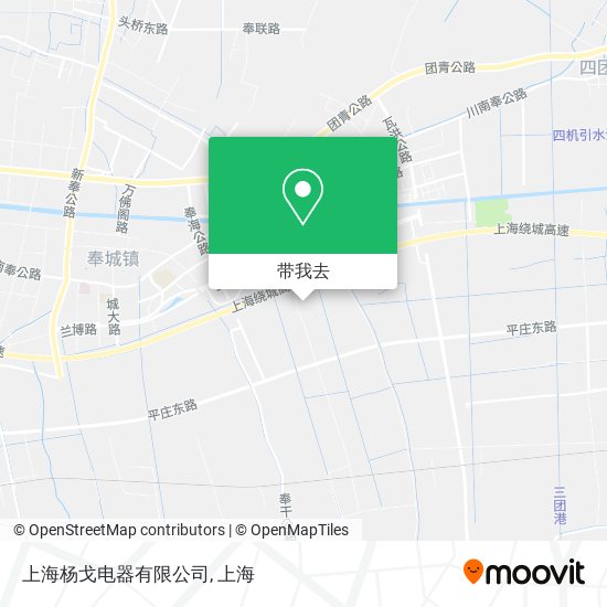上海杨戈电器有限公司地图