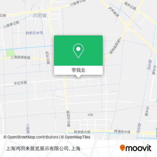 上海鸿羽来展览展示有限公司地图