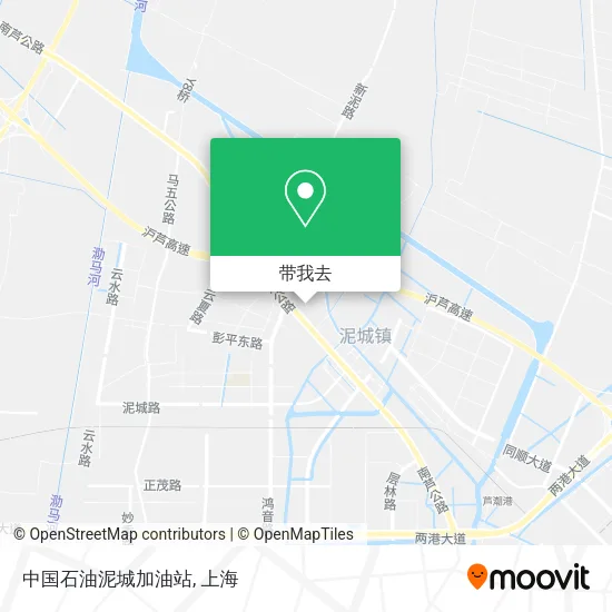 中国石油泥城加油站地图