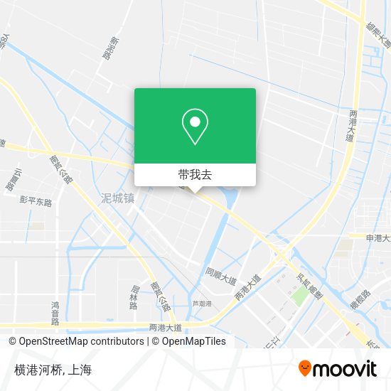 横港河桥地图