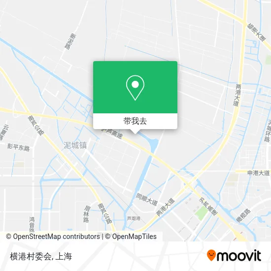 横港村委会地图