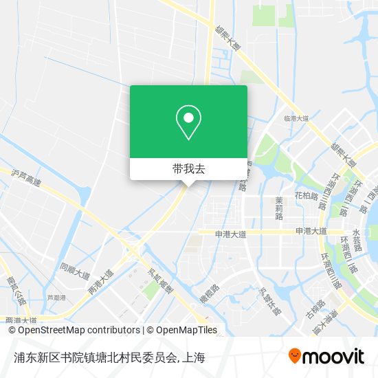 浦东新区书院镇塘北村民委员会地图